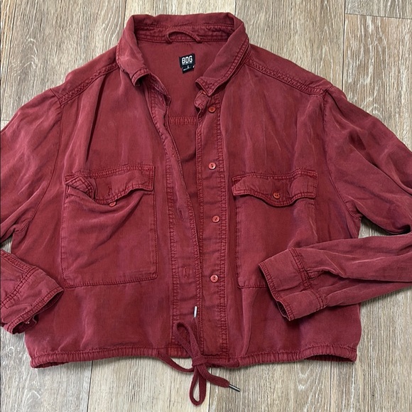 BDG Rust Button-Up Shirt - Picture 3 of 4